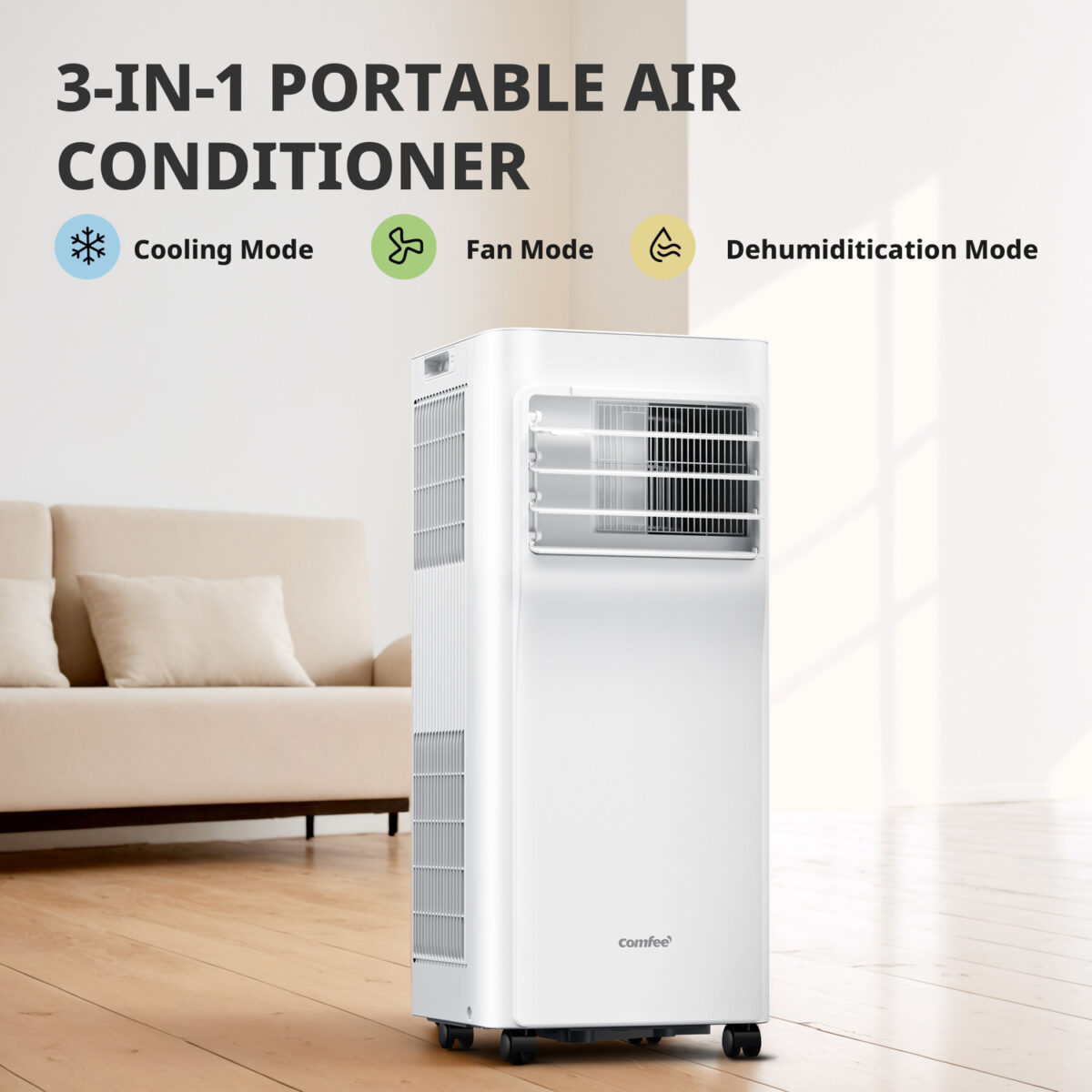 Comfee Breezy Cool 3 in 1 Smart Portable AC 7000 BTU - Image 