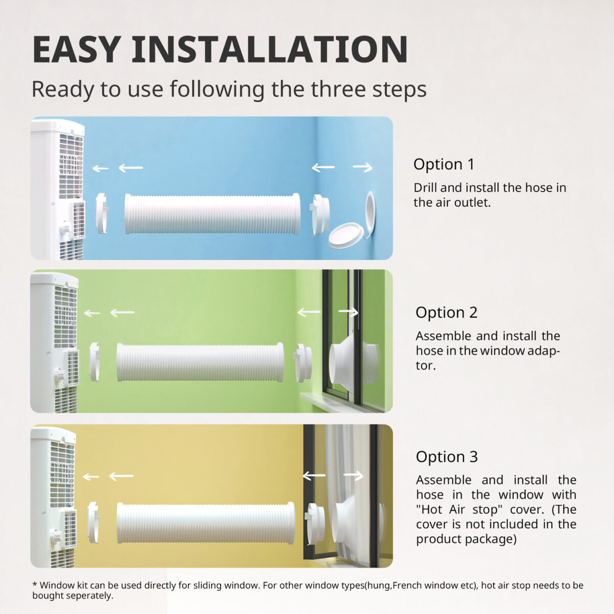 Comfee Breezy Cool 3 in 1 Smart Portable AC 7000 BTU - Image 