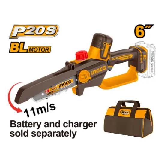 INGCO CGSLI2066 BL 6" منشار حطب صغير فدار CORDLESS PRUNER SAW ( Bare Tool )