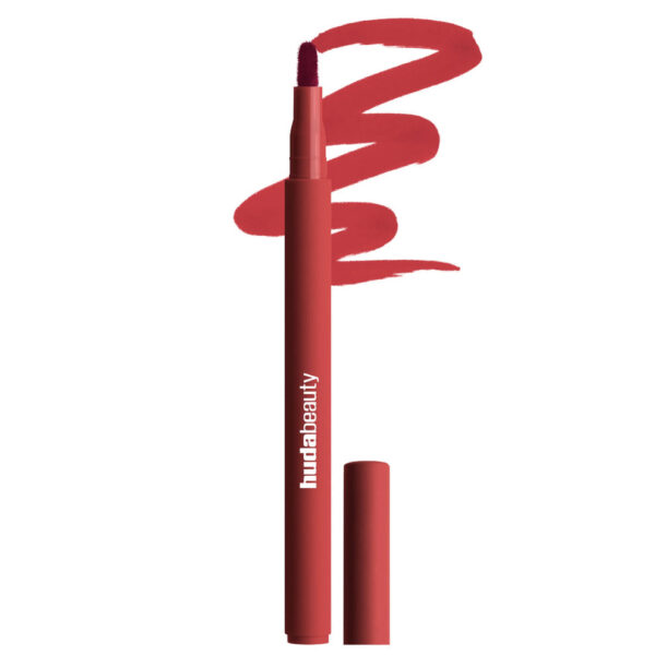 HUDA BEAUTY LIP CONTOUR STAIN LIP TINT (CHERRY RED)