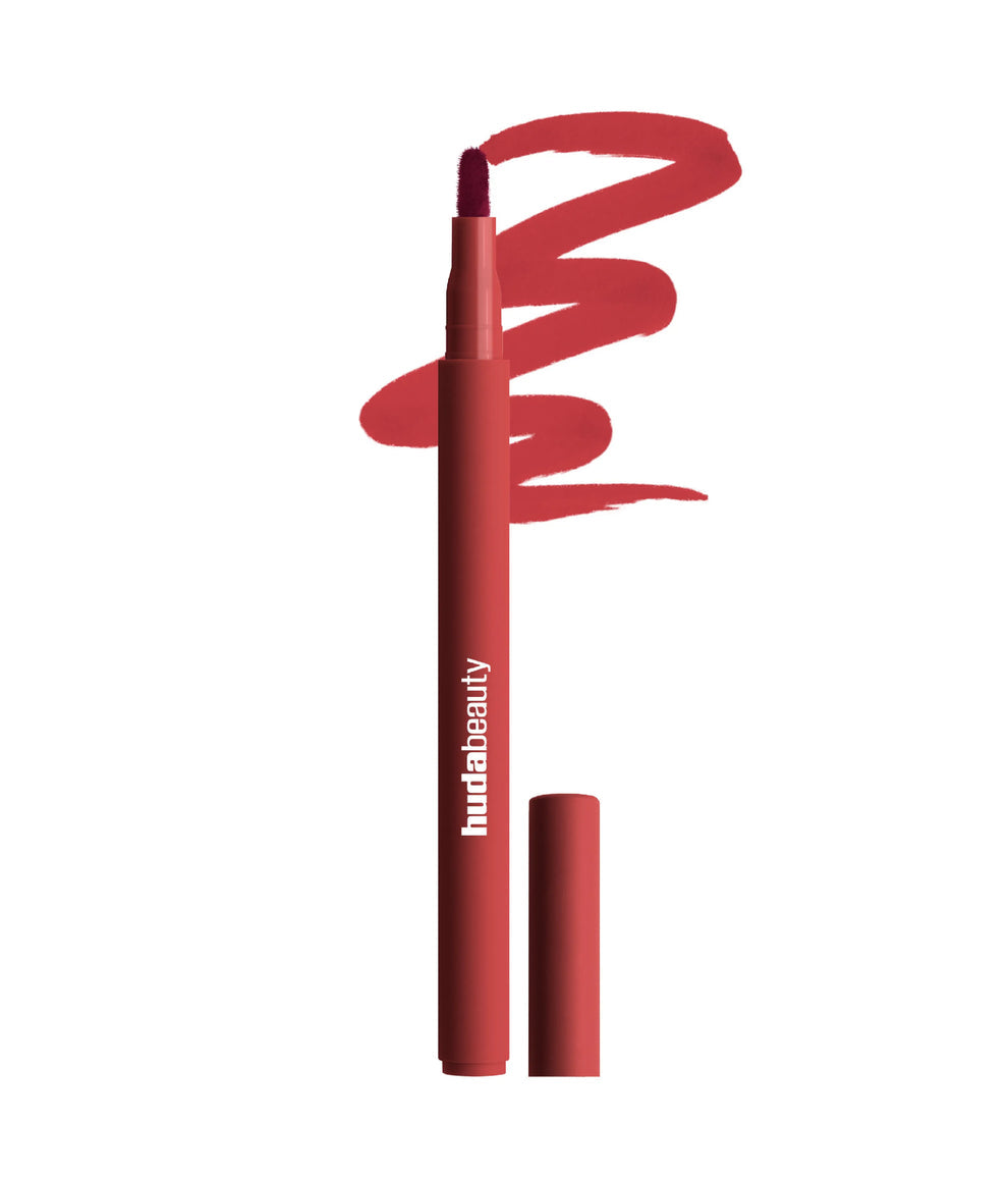 LIP-CONTOUR-STAIN_PDP_PACKSHOTS-ECOMM_CHERRYRED_917ba665-fab4-47bf-b628-656ac61453d0 HUDA BEAUTY LIP CONTOUR STAIN LIP TINT (CHERRY RED)