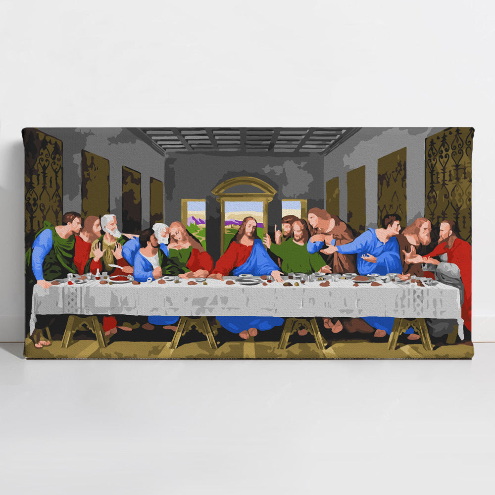 Last-supper-main-display The Last Supper by by Leonardo Da Vinci - Paint By Numbers Kit