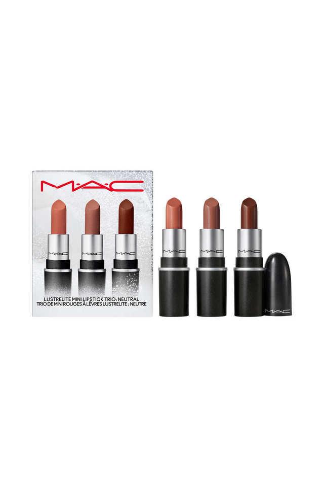 MAC-STMYY3_NoColour_alt1 MAC COSMETICS 3 PIECES EVERYDAY LUXURY LIPSTICK NEUTRAL