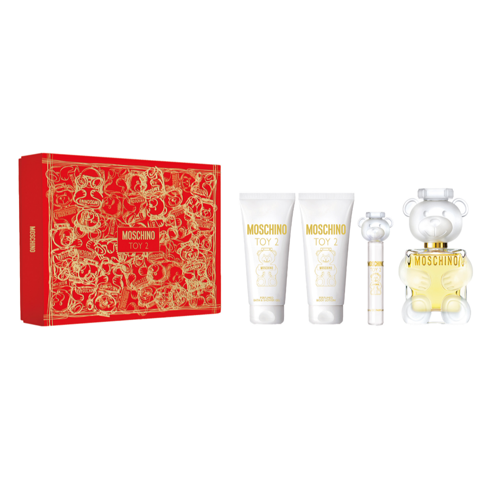 MOS0138 MOSHINO TOY 2 COFFRET 4 PIECES LIMITED EDITION