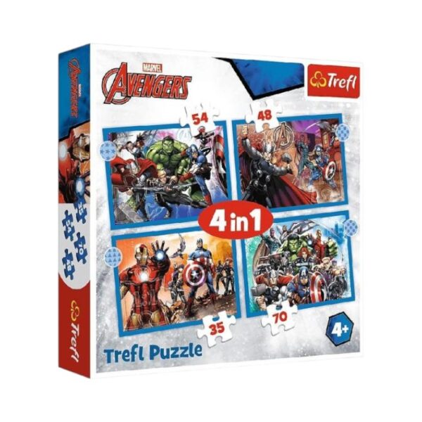 Marvel Avengers 4-in-1 Puzzle