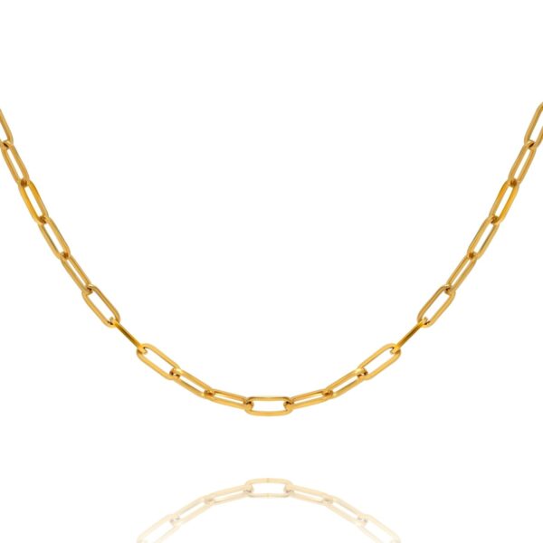 The Minimalist Linked Empty Chain Layering Necklace