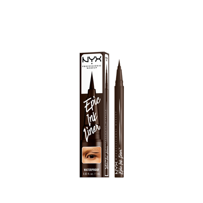 NYXProfessionalMakeupEpicInkLiner_WaterproofLiquidEyeliner_VeganFormula_IntensePigment NYX PROFESSIONAL MAKEUPEPIC INK LINER (dark chocolat)