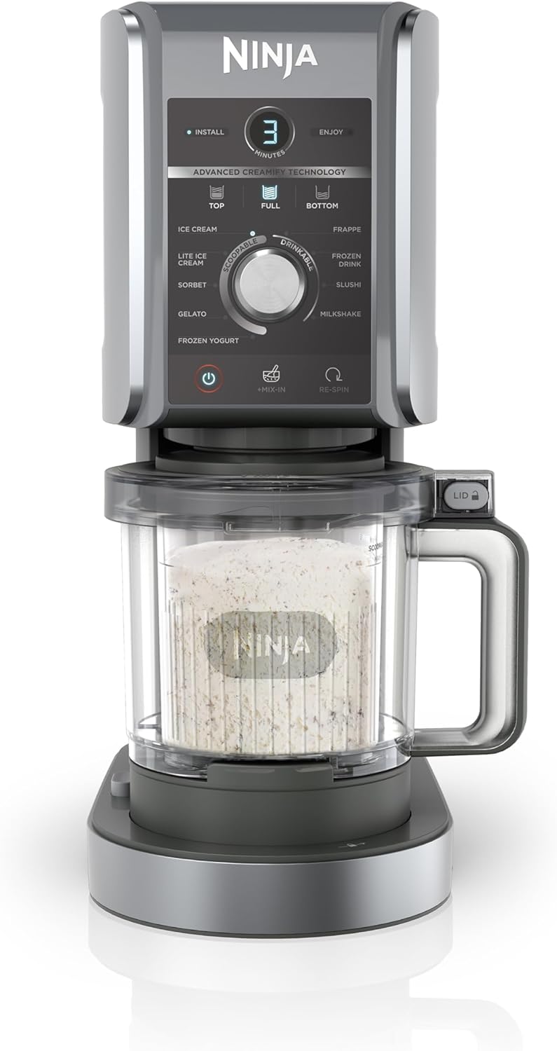 NinjaCREAMiDeluxeIceCreamMaker Ninja CREAMi Deluxe Ice Cream Maker