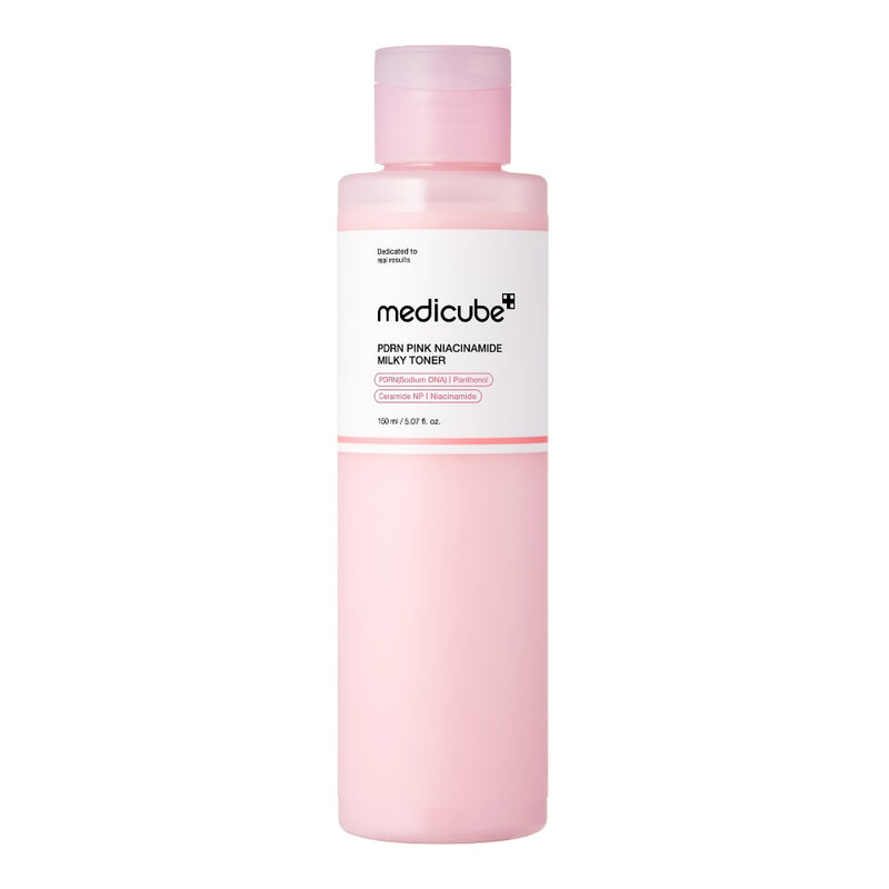 PDRN-Pink-Niacinamide-Milky-Toner-150-ML-MEDICUBE MEDICUBE PDRN PINK NIACINIMIDE MILKY TONER