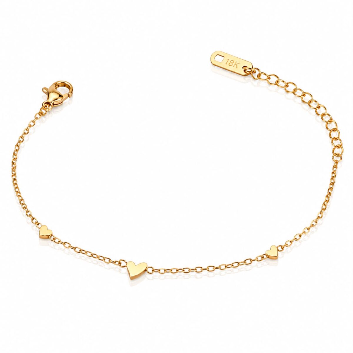 Minimal Hearts Bracelet
