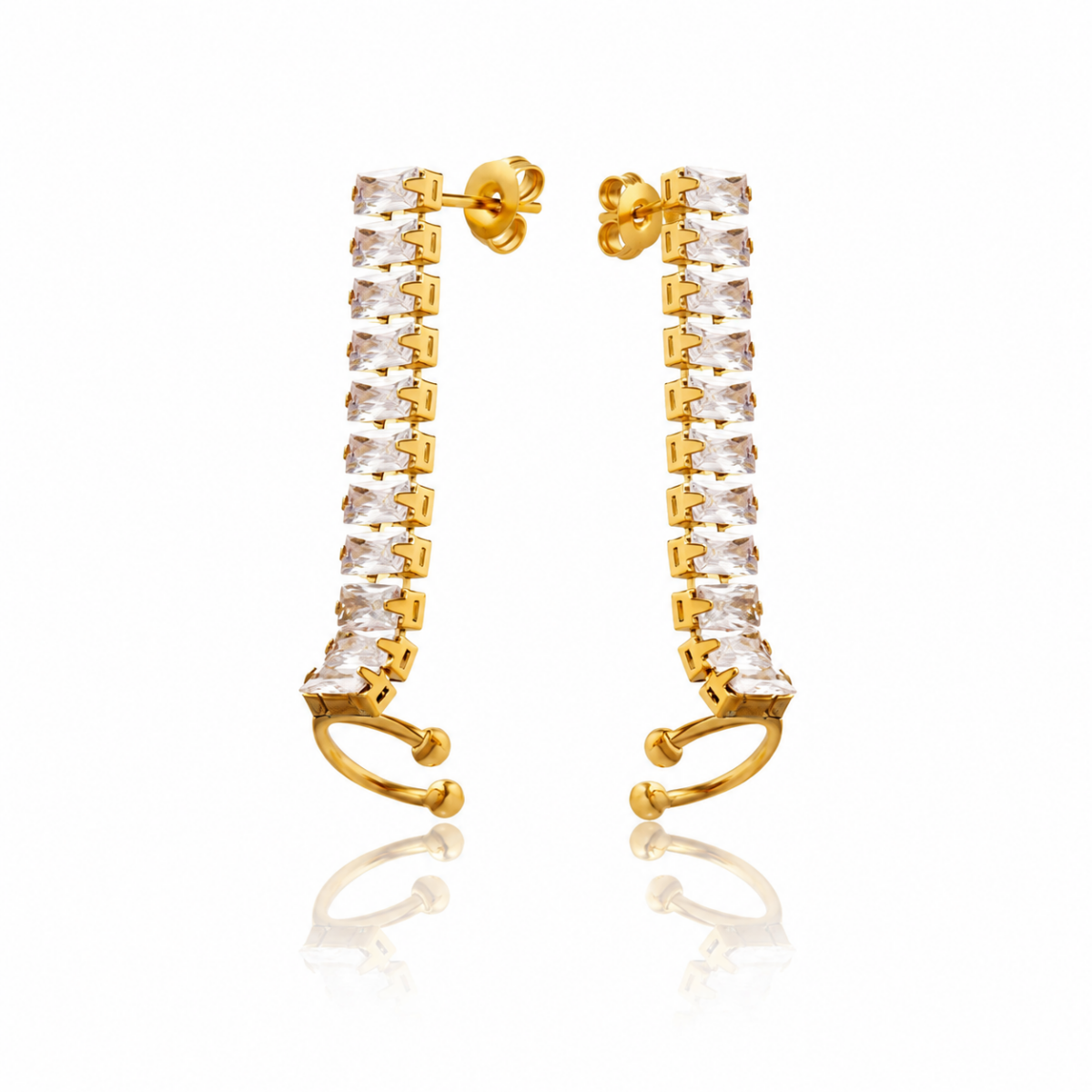 Éclat Link Ear Cuff Gold Plated (Easy-Fit)