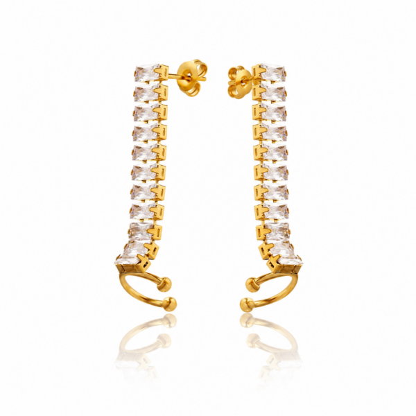 Éclat Link Ear Cuff Gold Plated (Easy-Fit)