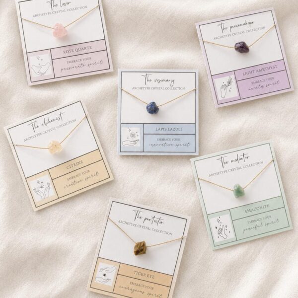 Natural Stone Healing Necklace