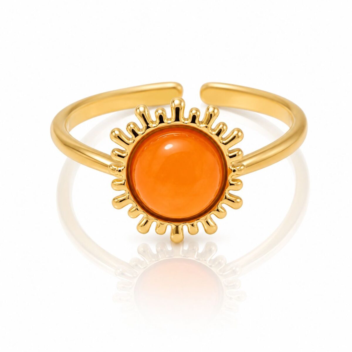 Vibrant Sun Adjustable Ring
