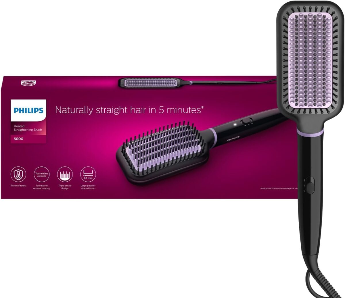 PHILIPSAutoCurler_HeatedStraighteningBrush Philips Heated Straightening Brush