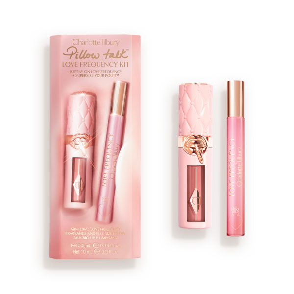 CHARLOTTE TILBURRY PILLOW TALK LOVE FREQUENCY KIT PERFUME & LIP KIT