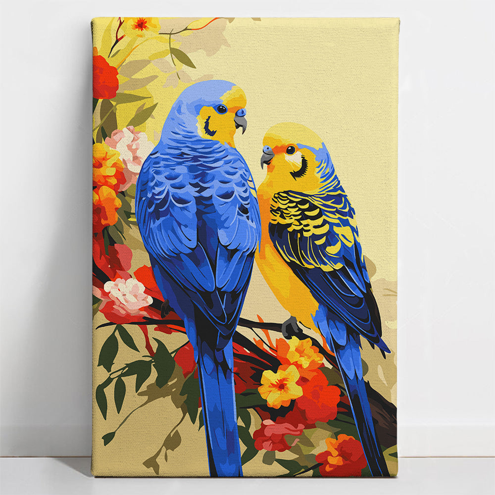 Painted_Bird2 Blooming Branch Birdies - Paint By Numbers Kit