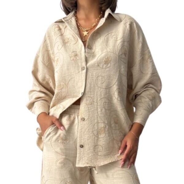 Palazzo Oversized Shirt