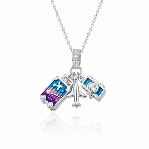 Ready for the next adventure Travel charm Necklace