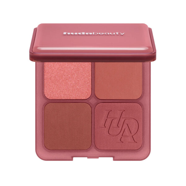 HUDA BEAUTY BLUSH FILTER BLURRING BLUSHIGHLTERS PALETTE (strawberry latte)