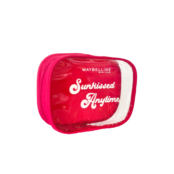 Free Gift Maybelline Sunkissed Anytime Pouch Fuchia