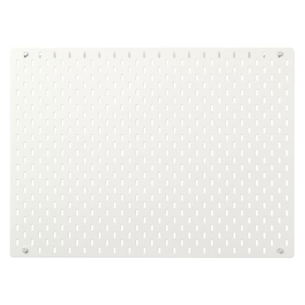 SKÅDIS Pegboard, white, 76x56 cm