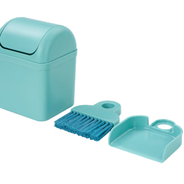 IKEA BÖNSYRSA Cleaning set, turquoise