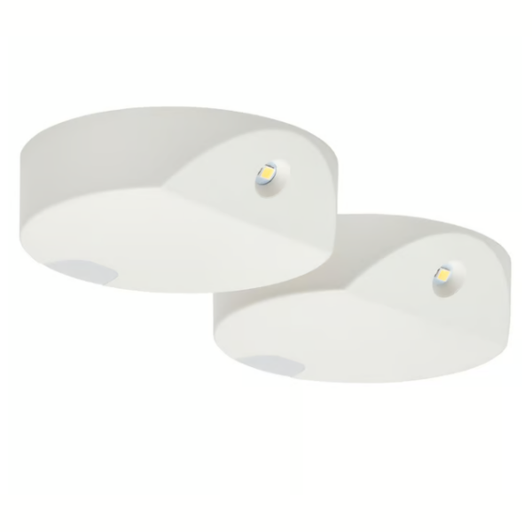 IKEA GÖMPYSSLING LED lighting with sensor, white/battery-operated, 7 cm