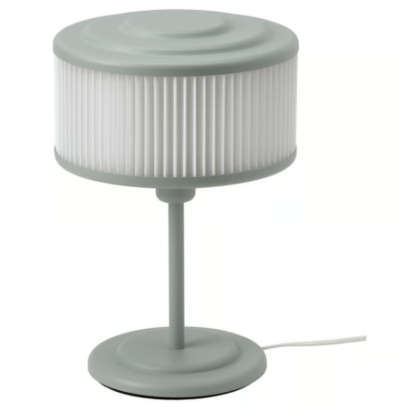 IKEA REMTÅNG Table lamp, grey-green, 37 cm