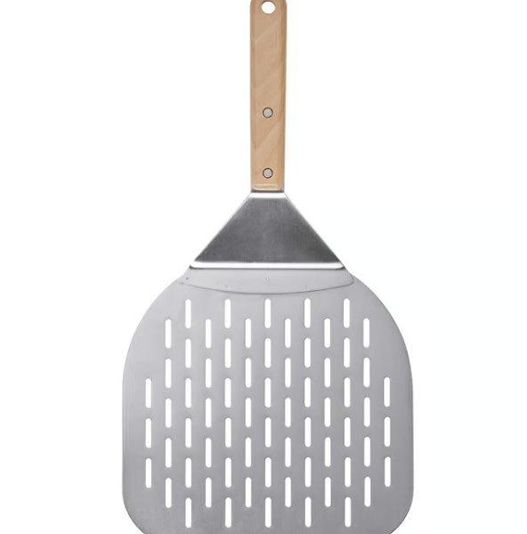 IKEA GRILLTIDER Pizza shovel, stainless steel/beech, 57 cm