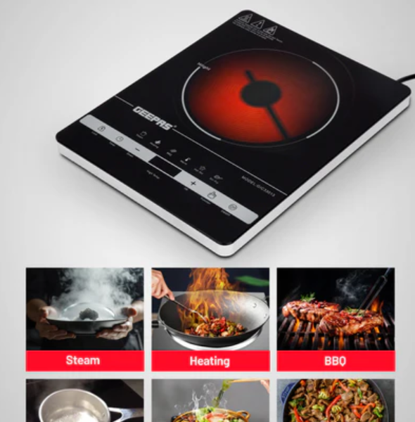 Geepas Digital Infrared Cooker, 2000W