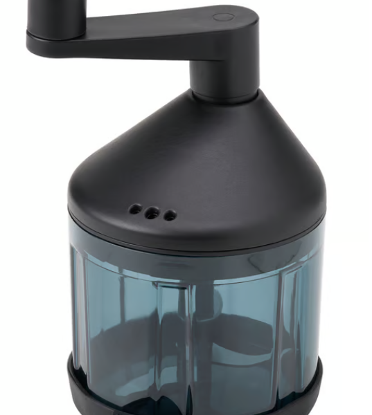 IKEA STENSNULTRA Vegetable chopper, black grey-turquoise/transparent