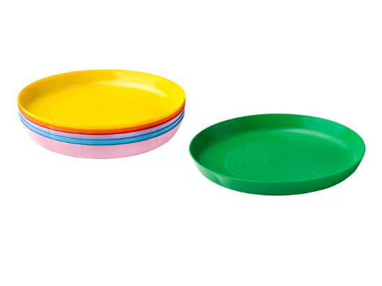 IKEA KALAS Plate, mixed colours/seasonal edition/6 Plate