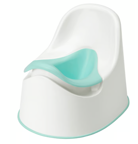 IKEA LOCKIG Children's potty, white/turquoise
