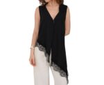 Sleeveless V-Neck Top - Image 