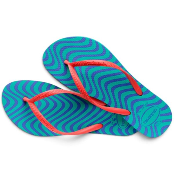 Green Flip Flops, Slim Fit