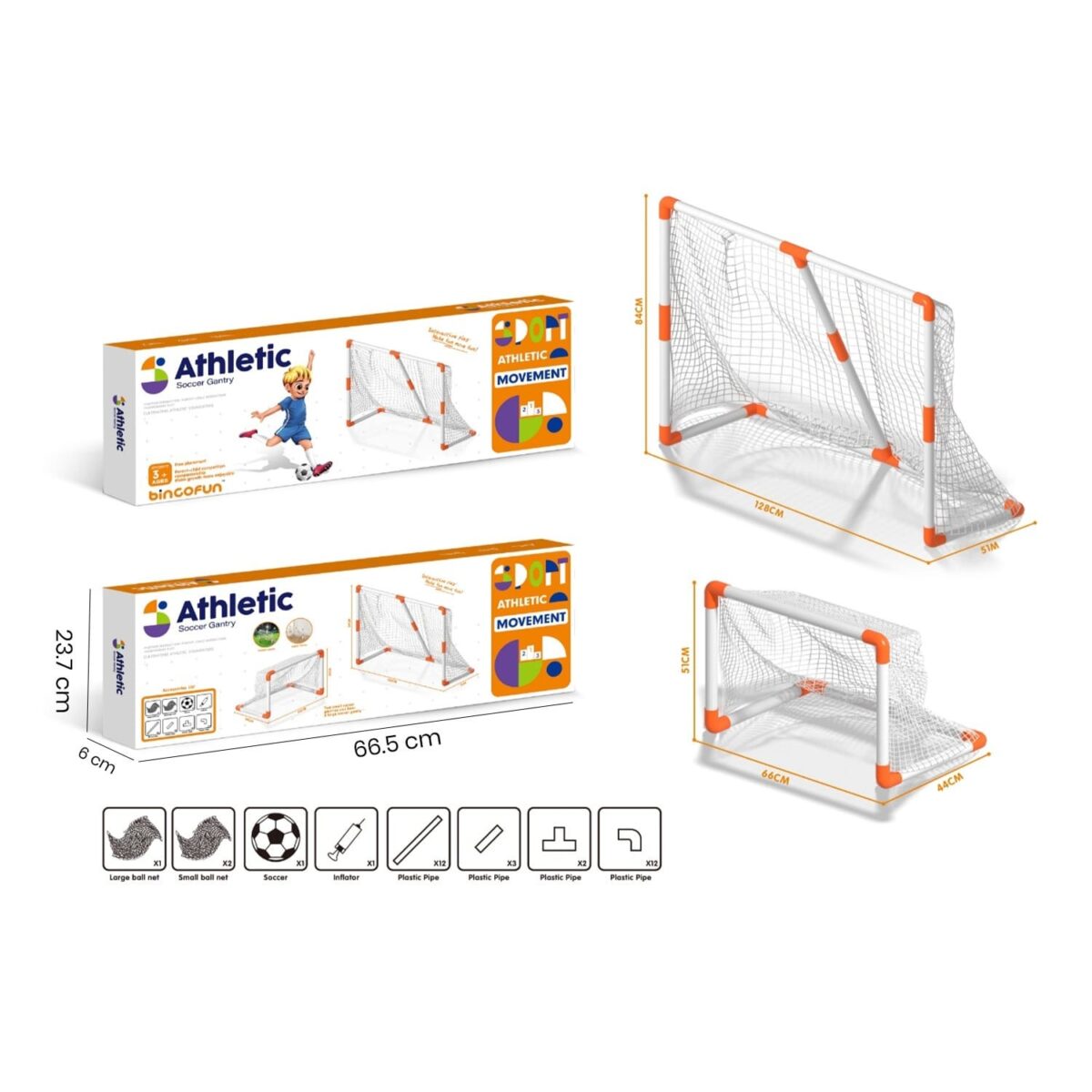 Kids Soccer Goal Set - Image 1