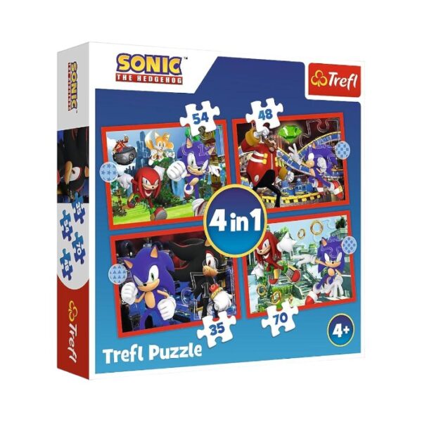 Sonic the Hedgehog 4-in-1 puzzle