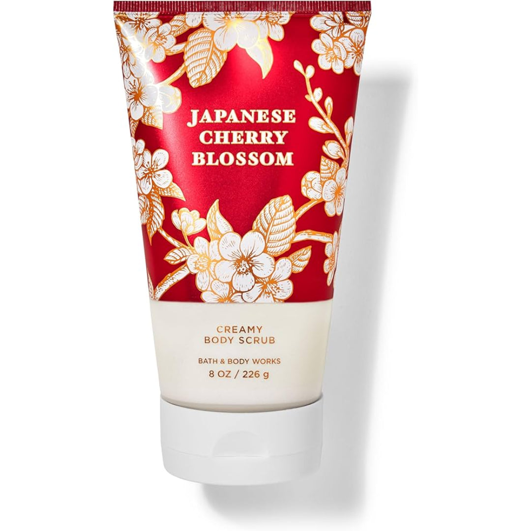 Studio-Project-2024-09-13T164356.784 Bath And Body Works Exfoliating Glow Body Scrub 226g - Japanese Cherry Blossom