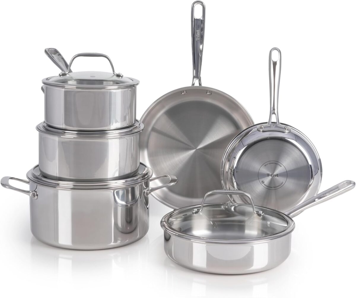 Tefal Pro Tri-Ply Stainless Steel Cookware
