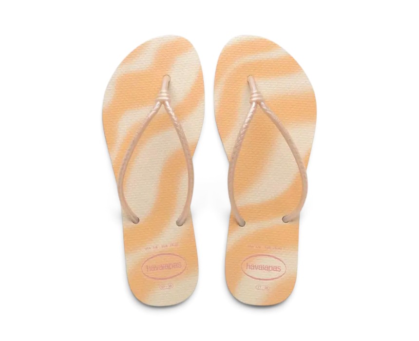 Tube-gloss-1.jpg Black and Gold Flip Flops, Women - Image 1