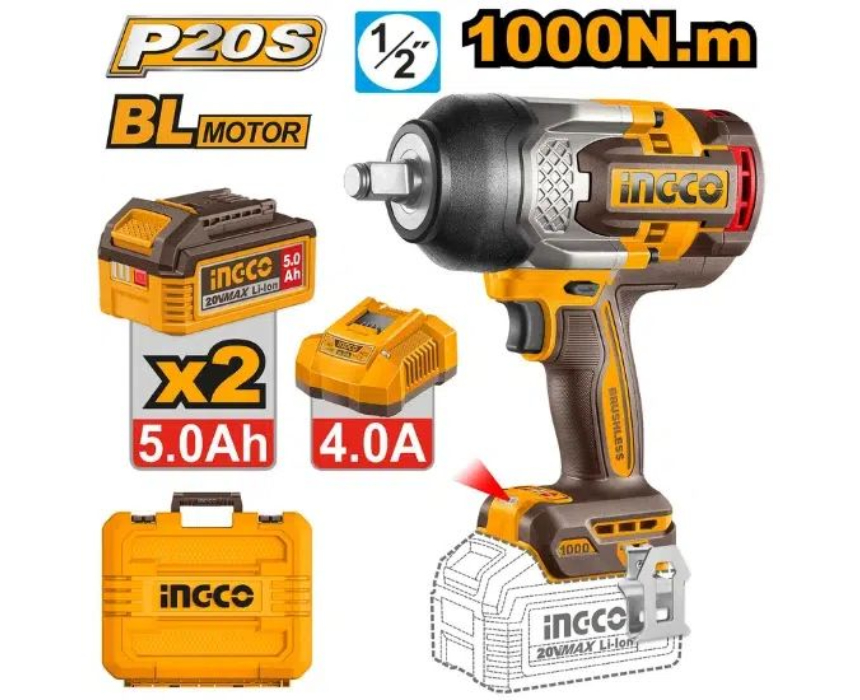 Untitled Project (11) 20V 1000Nm Cordless Impact Wrench - Image 1