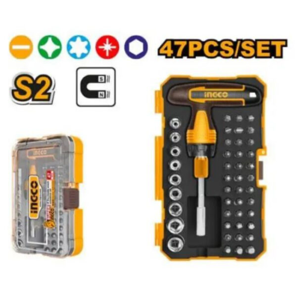 47Pc Ratchet Screwdriver Set INGCO
