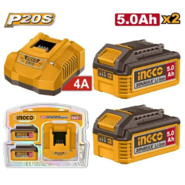 20V 5Ah Battery Charger Kit