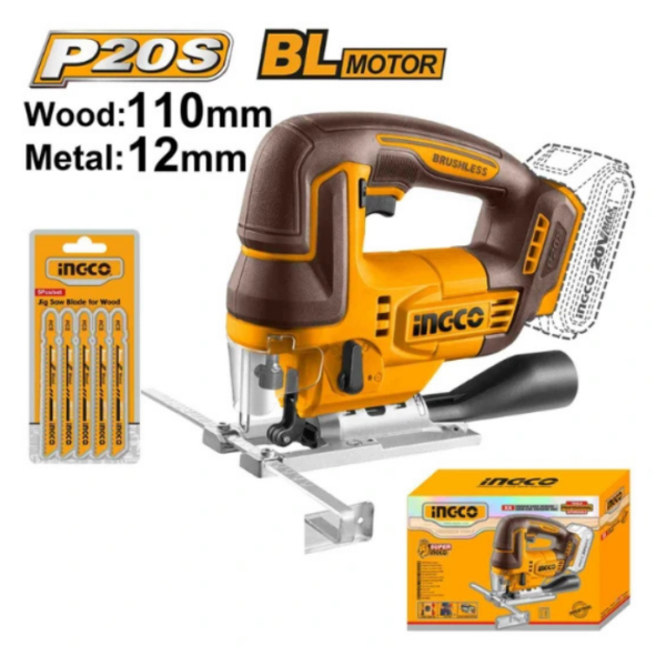 Cordless Brushless Jig Saw INGCO