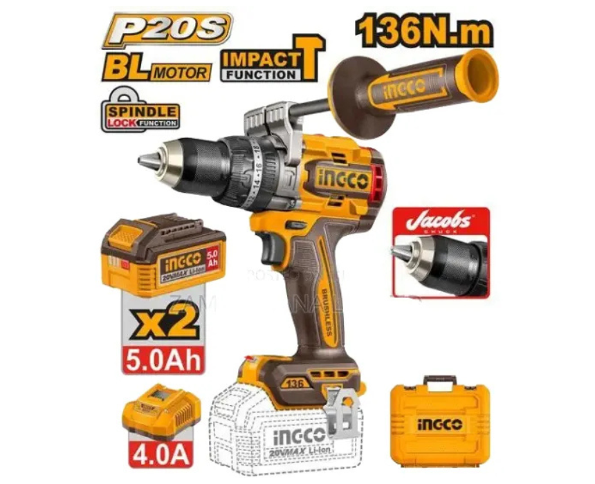 Untitled design (13) High Torque Cordless Impact Drill INGCO - Image 1
