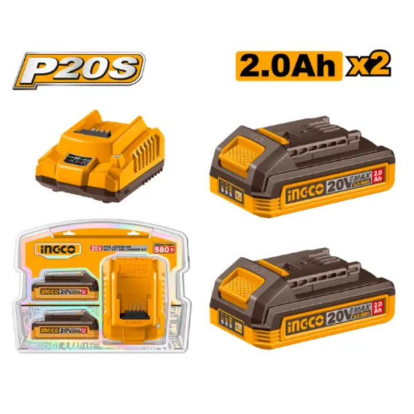Cordless Battery Charger Kit INGCO