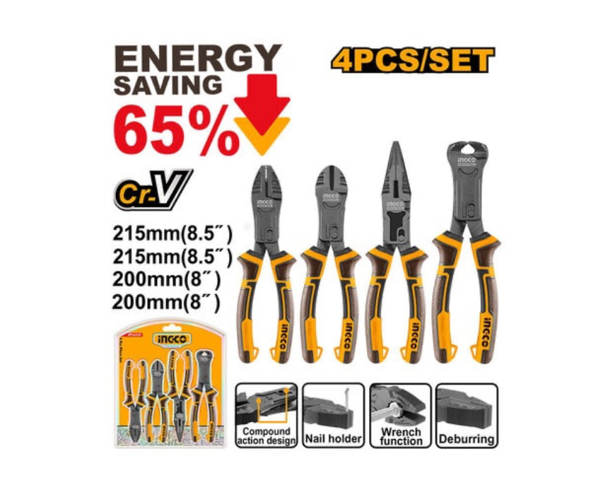 Untitled design (17) Compound Action Pliers Set INGCO - Image 1