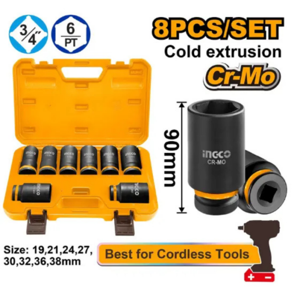 Deep Impact Socket Set INGCO