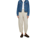 Beige Lightweight Ankle Pants - Image 